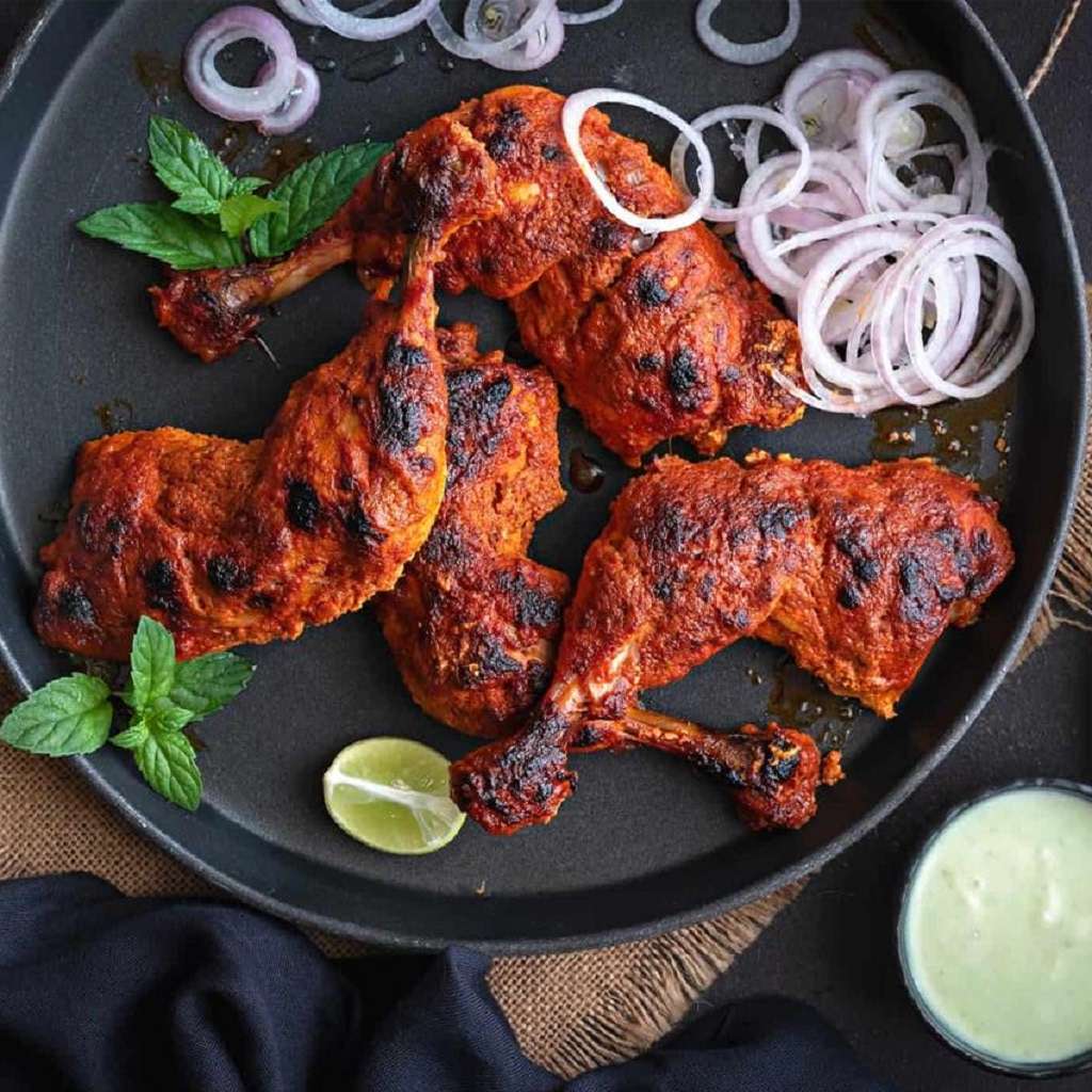 Tandoori Chicken Chicken Leg Quarter Air Fryer Recipes Sweet Tea